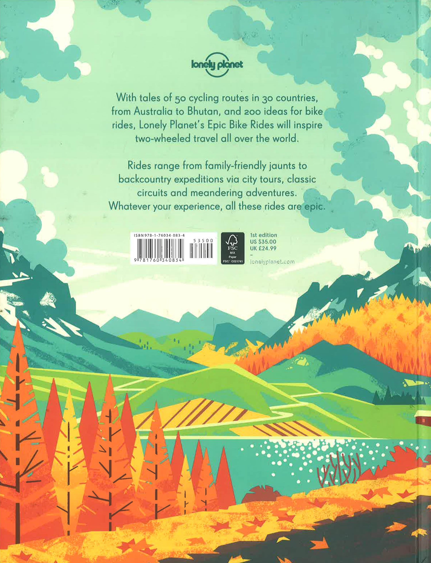 Lonely Planet Epic Bike Rides Of The World – BookXcess