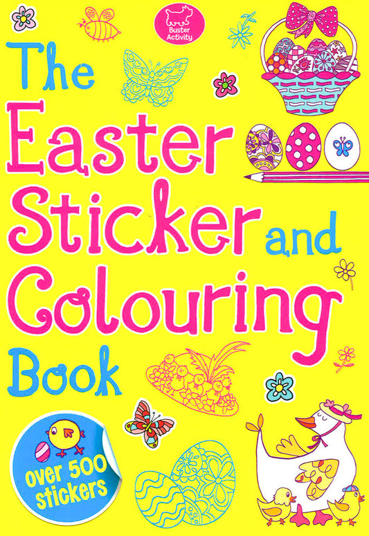 Easter Sticker And Colouring