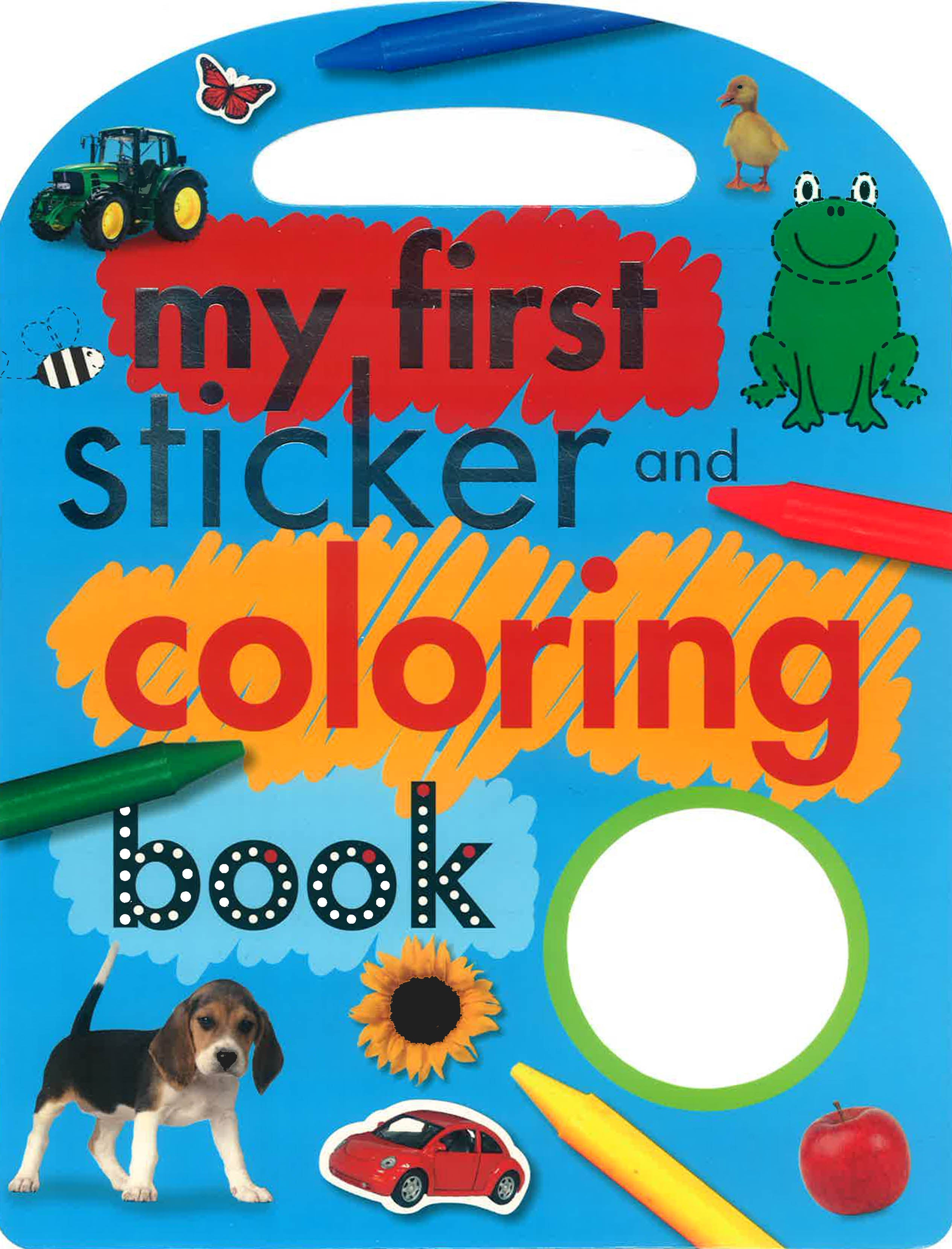 First Coloring Sticker My First Sticker And Coloring Book – BookXcess