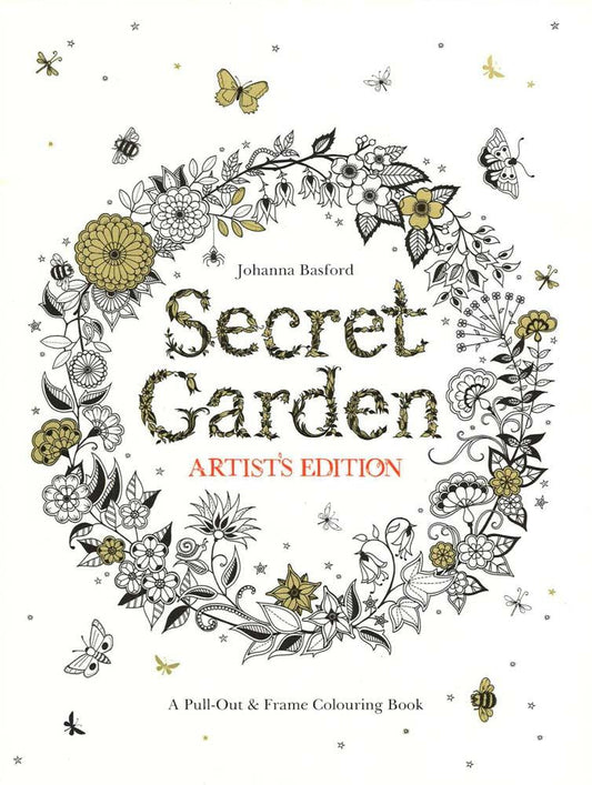 Secret Garden Artist's Edition: A Pull-Out And Frame Colouring Book (Uk Edition)