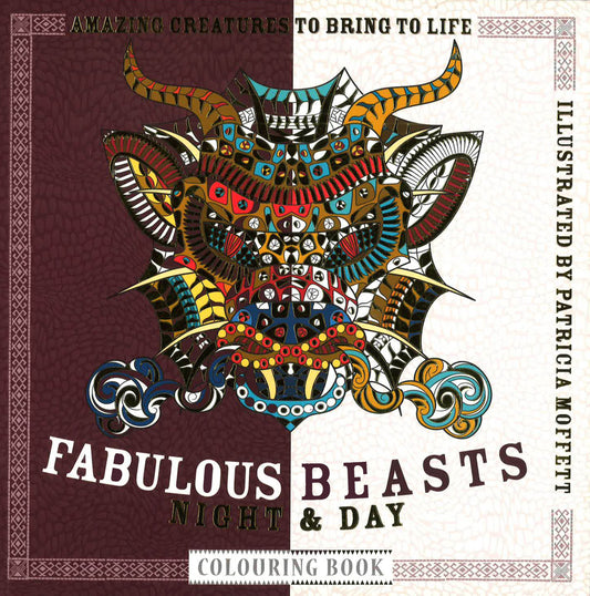 Fabulous Beasts Night & Day Colouring Book