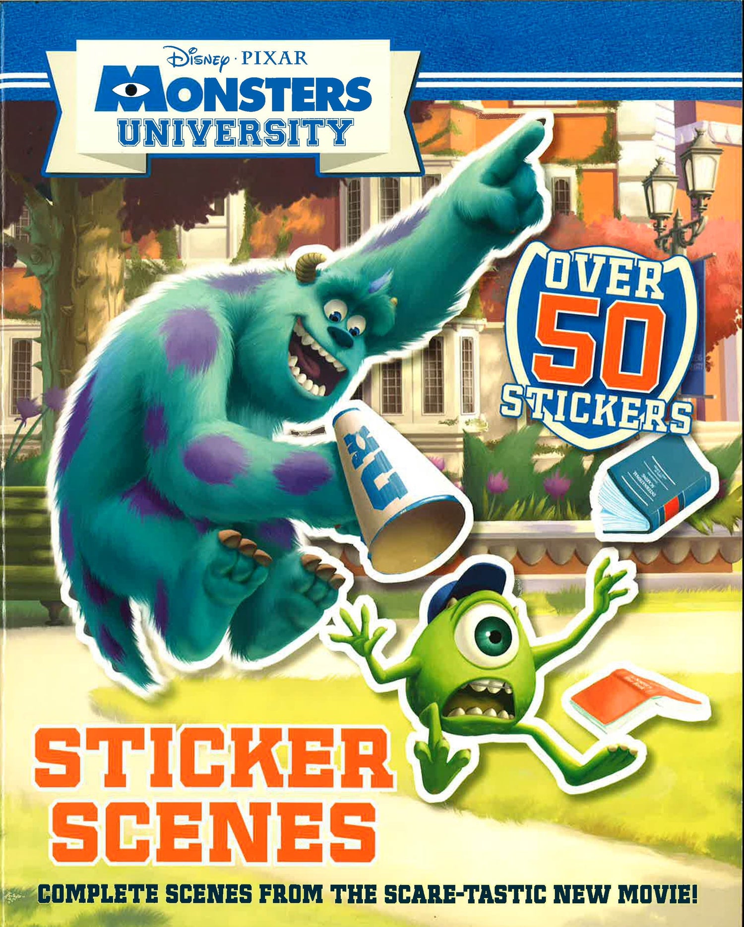 disney movies monsters university Disney Pixar Monsters' University: Sticker Scene – BookXcess