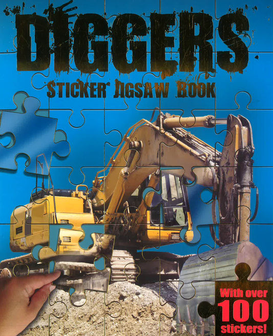 S & A Jigsaws: Diggers Sticker Jigsaw Book