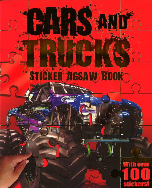 S & A Jigsaws: Cars And Trucks Sticker Jigsaw Book