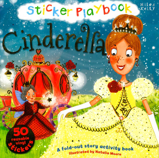 Sticker Playbook Cinderella: A Fold-Out Story Activity Book For Toddlers