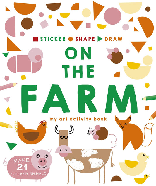 On The Farm Sticker, Shape, Draw
