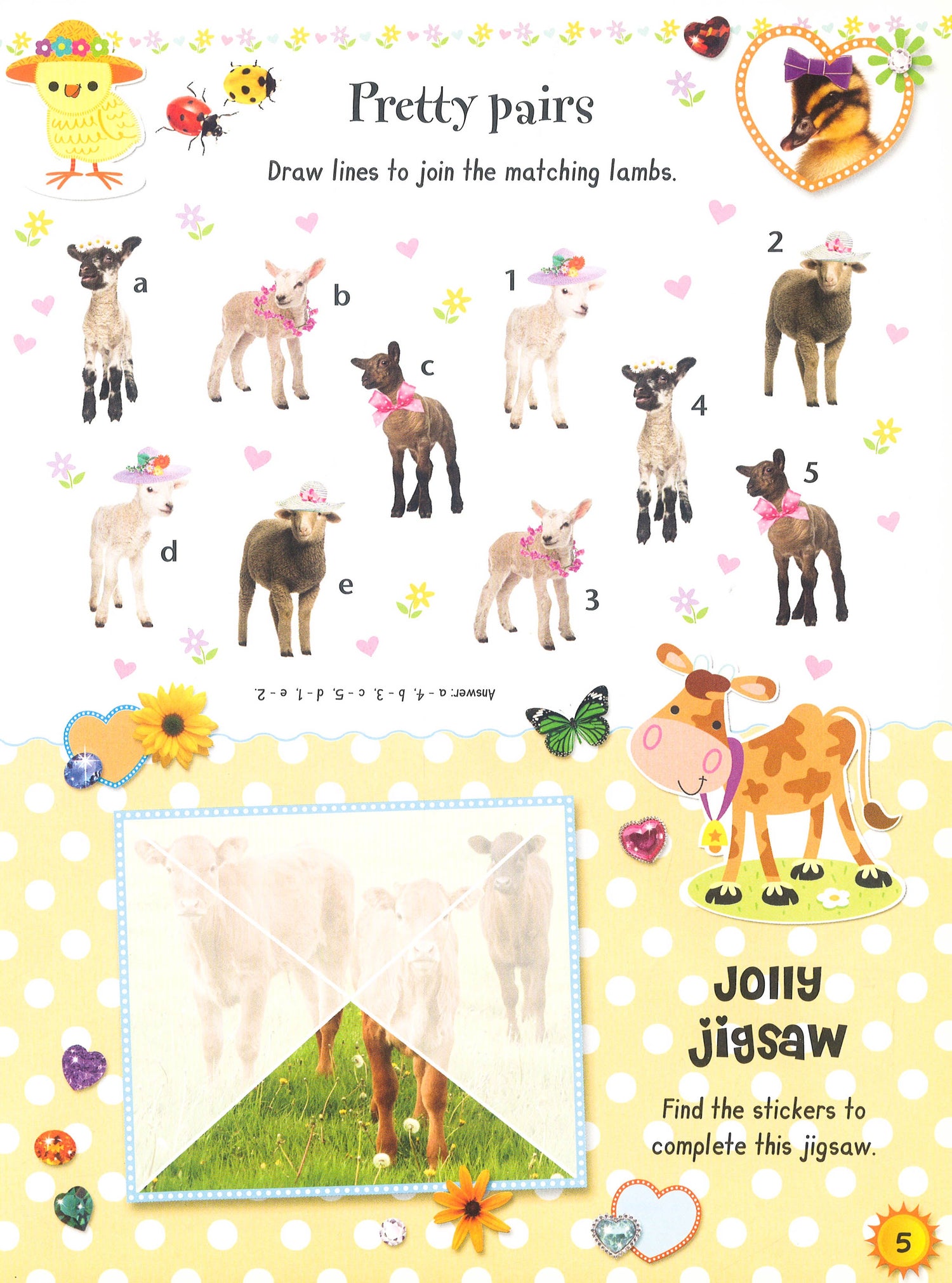 Spring Sticker Picture Activity Spring Sticker Activity – BookXcess