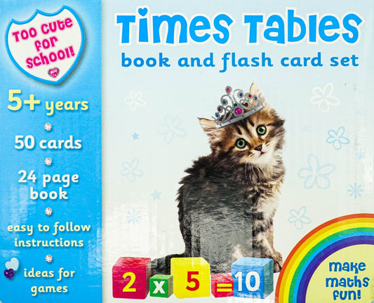 (Original Price RM12.90) Times Table Flashcards