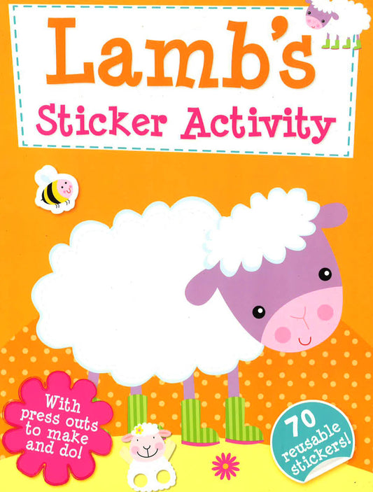 Spring Sticker Activity Lambs