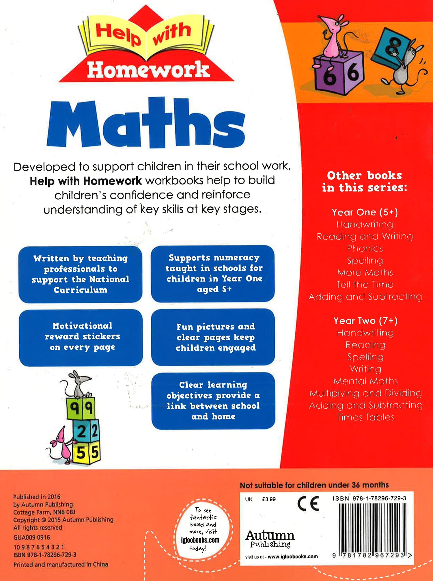 Math Help Workbook Help With Homework: Maths (Ages 5+) – BookXcess