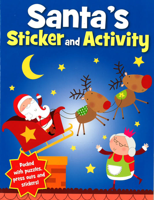 Santa's Christmas Sticker Activity