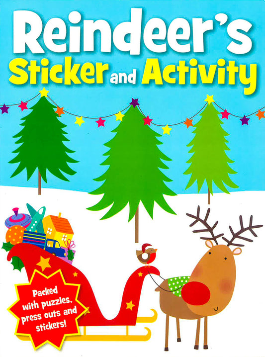Reindeer's Christmas Sticker Activity