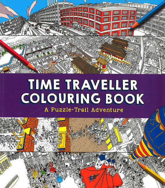 Time Traveller Colouring Book