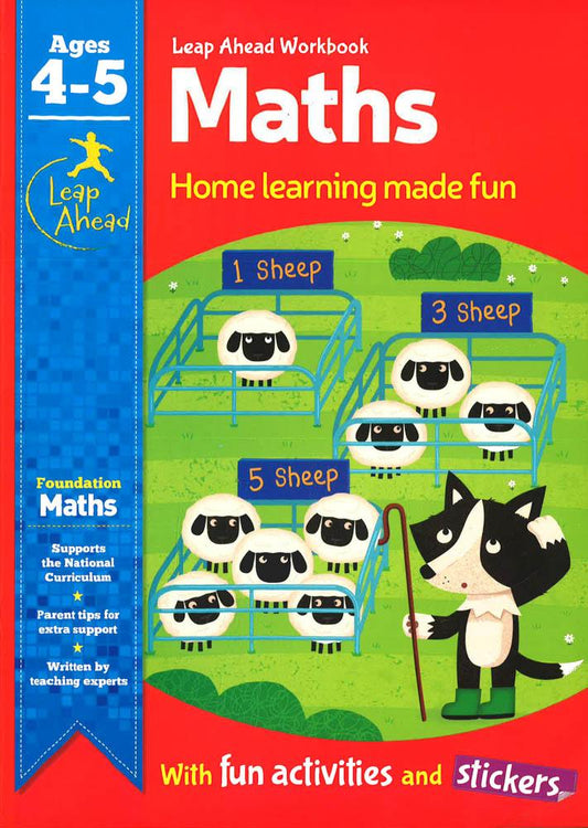Leap Ahead Workbook: Math Age 4-5 (Foundation)