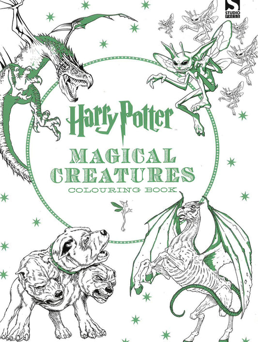 Harry Potter Magical Creatures Colouring Book