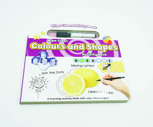 Wipe Clean Activity Book Colours And Shape