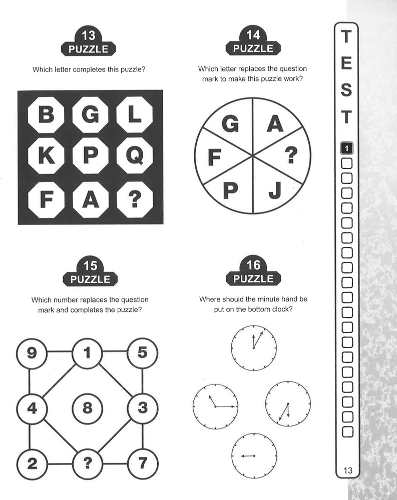 Iq Puzzles Over 500 MindStretching Puzzles BookXcess