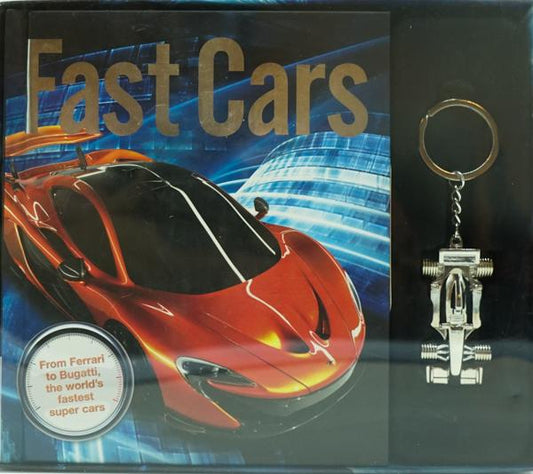 Fast Cars (Book + Key Ring Boxset)