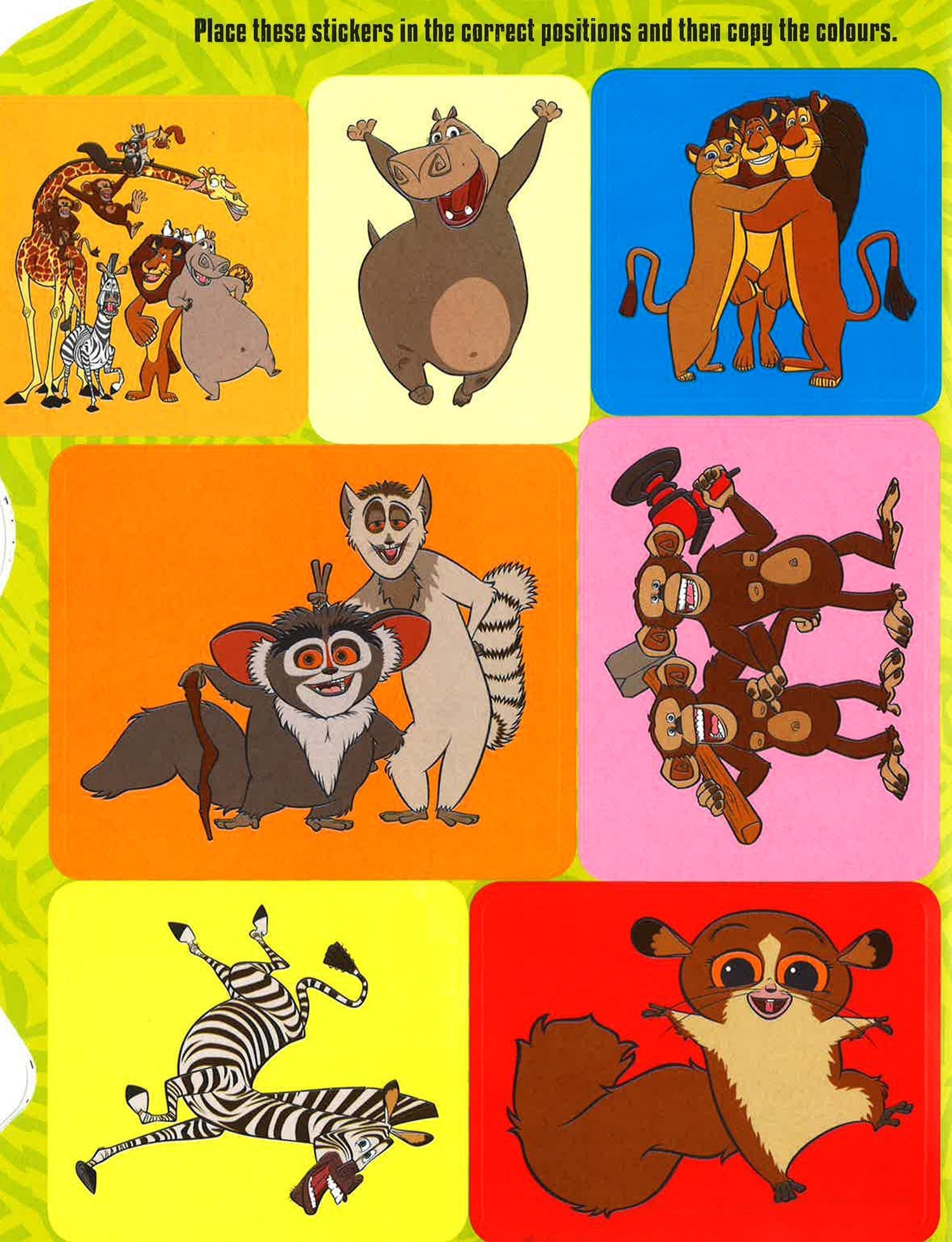 Madagascar Color Script Colouring Fun: Madagascar – BookXcess