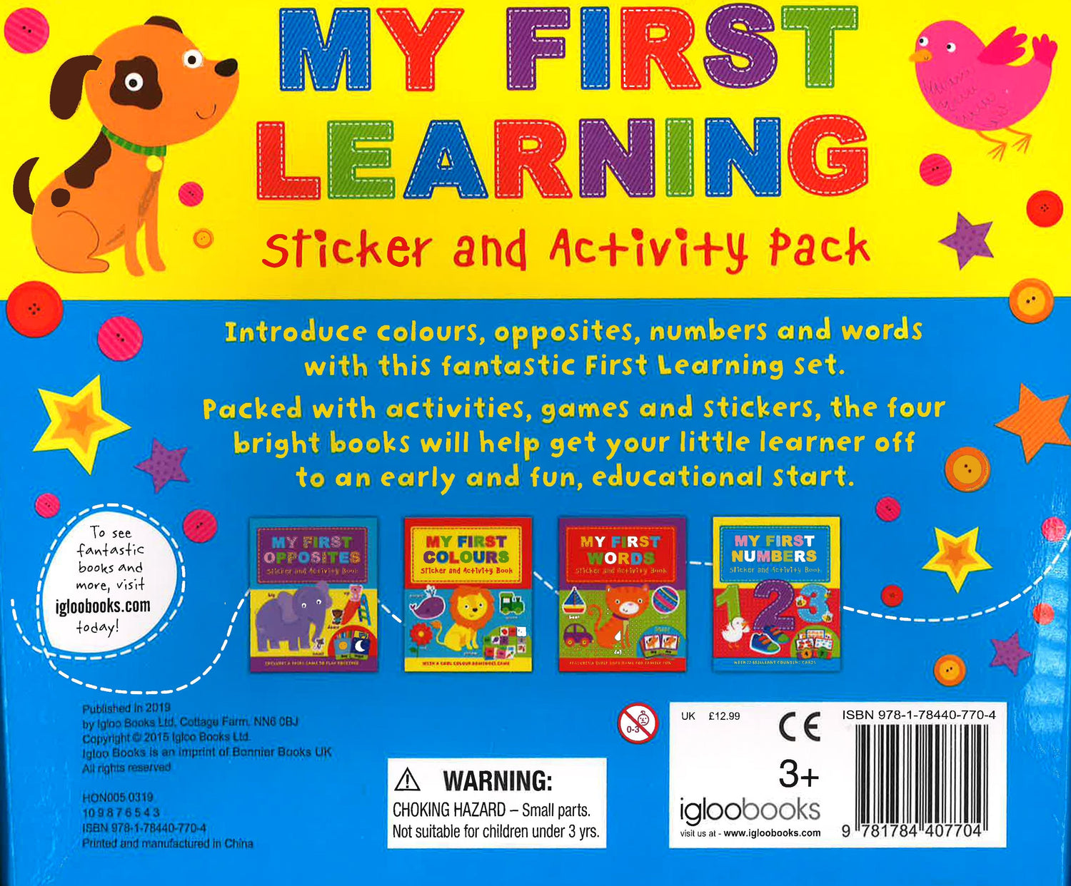 1000'S Of Stickers: My First Learning Sticker And Activity Pack – BookXcess