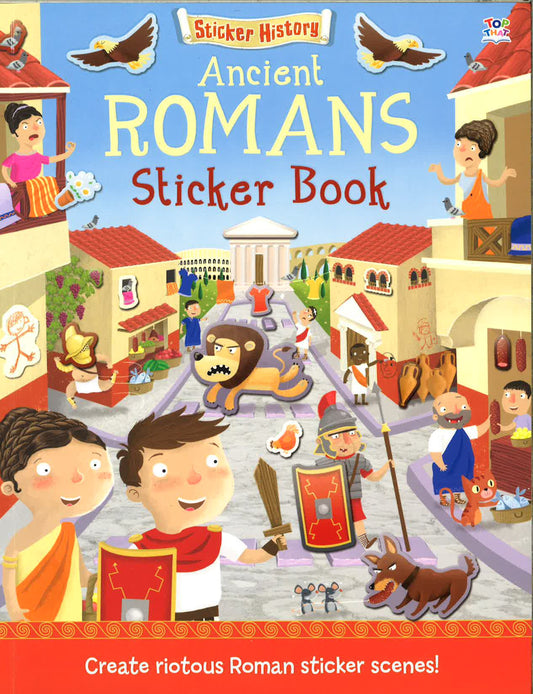 Sticker History: Ancient Romans Sticker Book