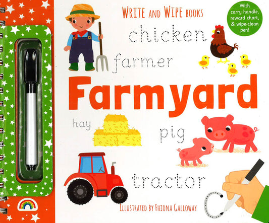 Write And Wipe Book: Farmyard
