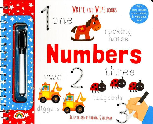Write And Wipe Books: Numbers