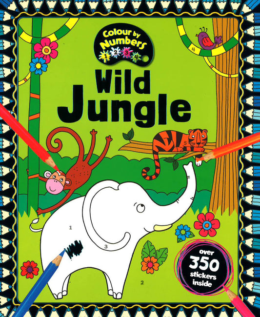 Colour By Numbers 1234: Wild Jungle