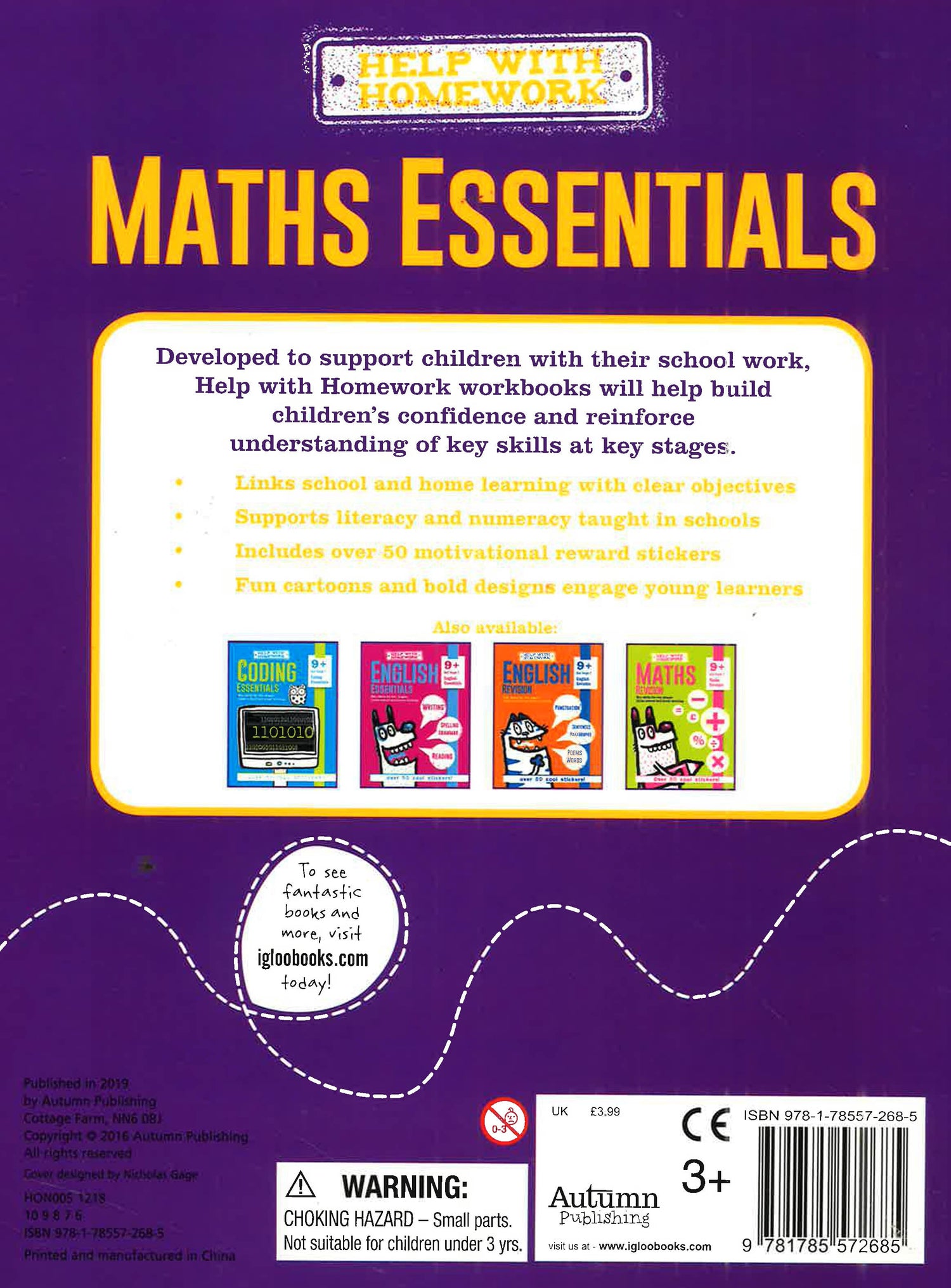 Math Help Workbook Help With Homework: Maths Essentials (Ages 9+) – BookXcess