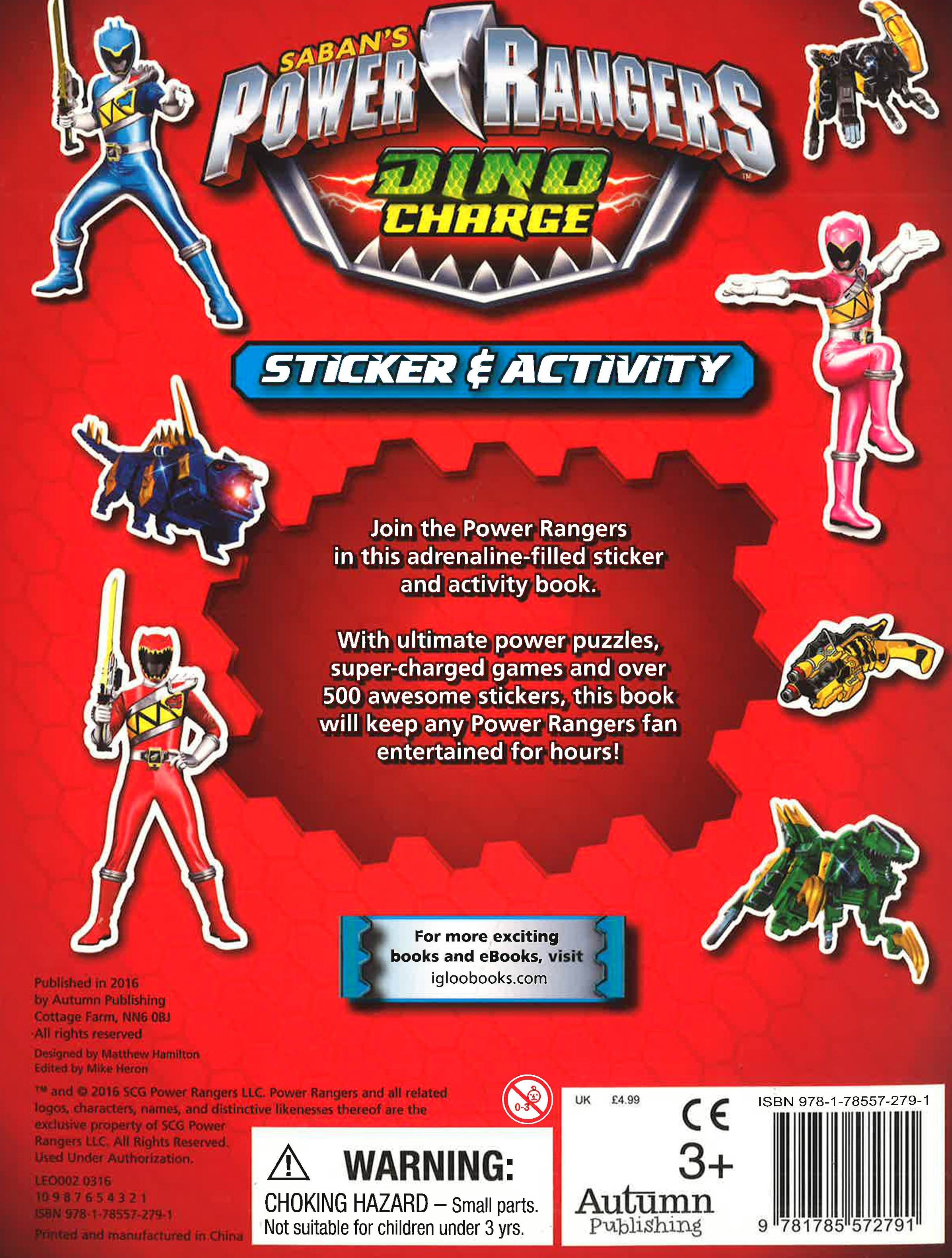 Power Rangers: Sticker & Activity – BookXcess