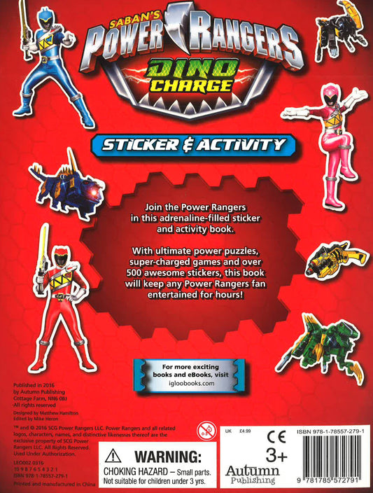Power Rangers: Sticker & Activity