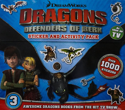Dragons Defenders Of Berk: Sticker & Activity Pack