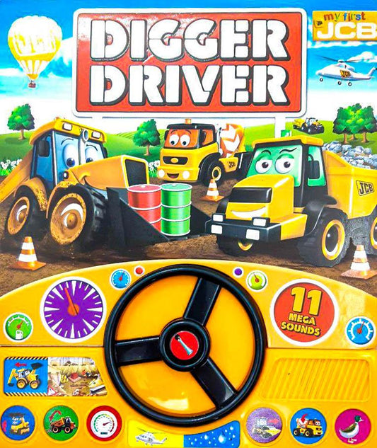 [Additional 30% Off From 27 Feb - 3 March 2024] Steering Wheel Jcb: My First JCB: Digger Driver