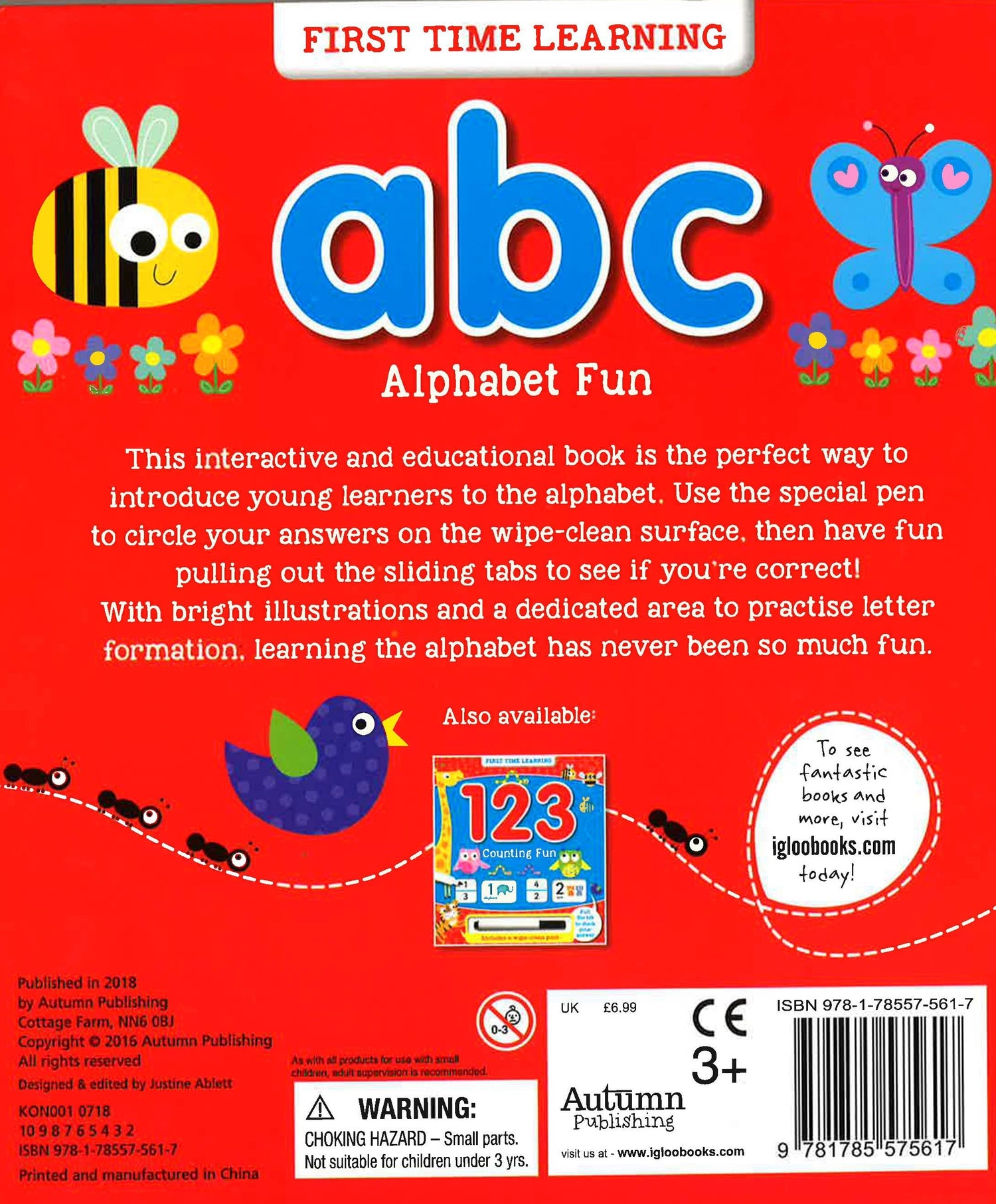 First Fun Abc First Time Learning: Abc Alphabet Fun – BookXcess