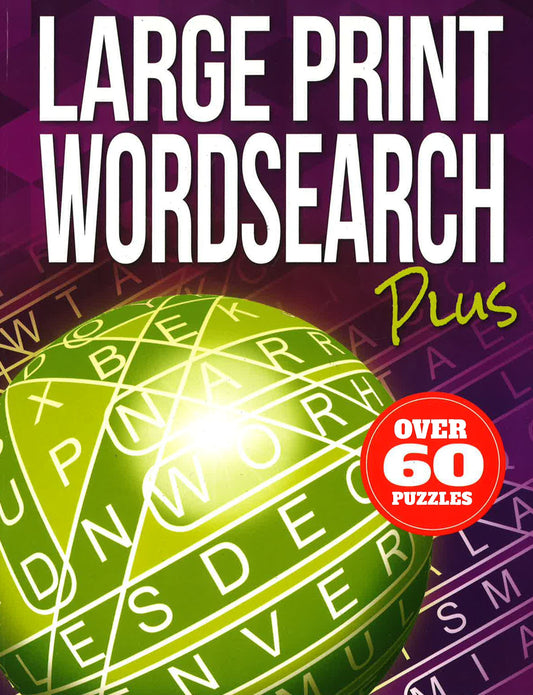 Large Print Wordsearch Plus