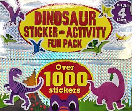 Dinosaur Sticker And Activity Fun Pack