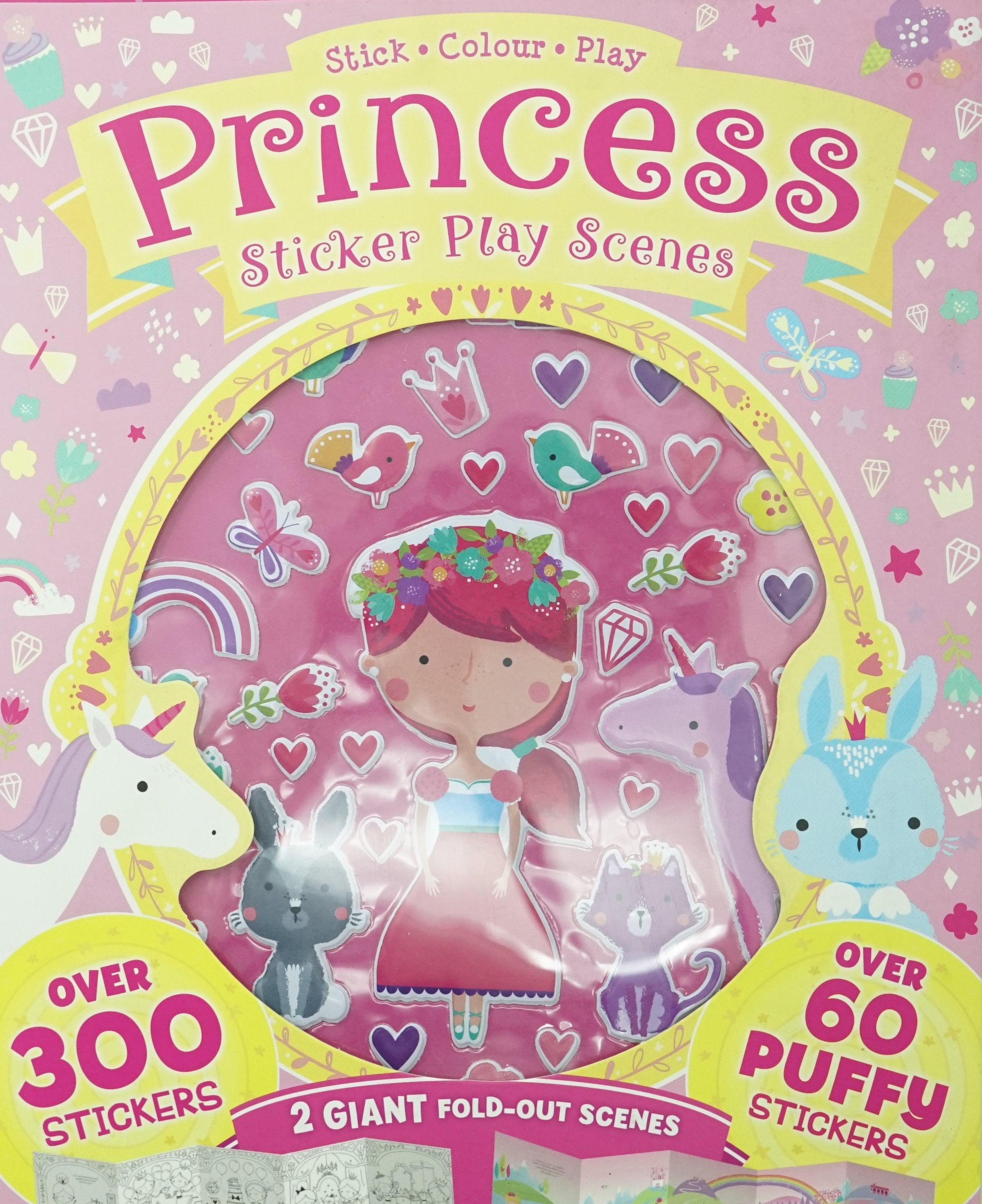 Princess Sticker Scene Princess Sticker Play Scenes – BookXcess