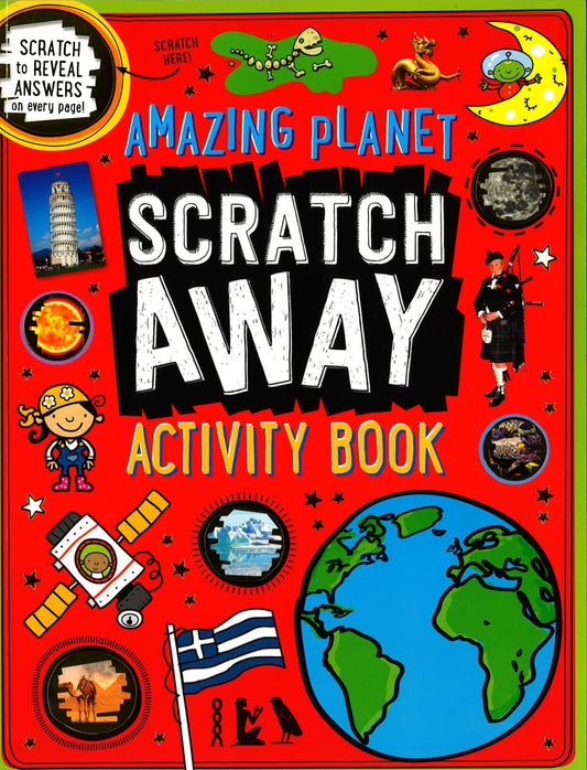 Scratch Away Activity Book Amazing Planet