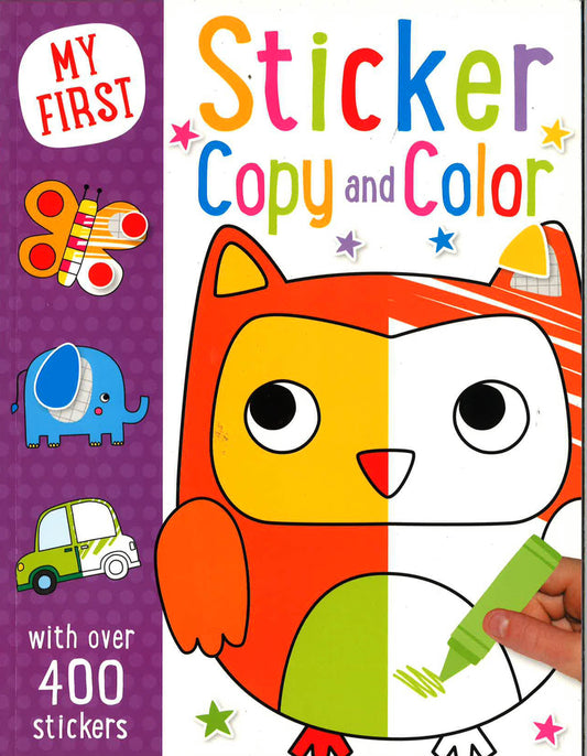 My First Sticker Copy And Colour