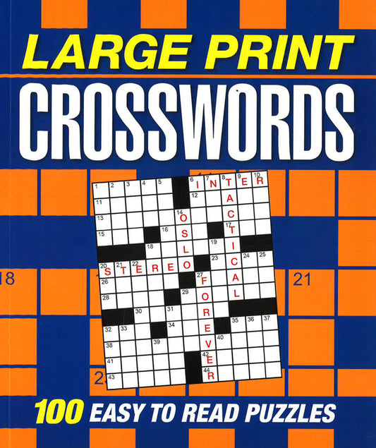 Large Print Crosswords