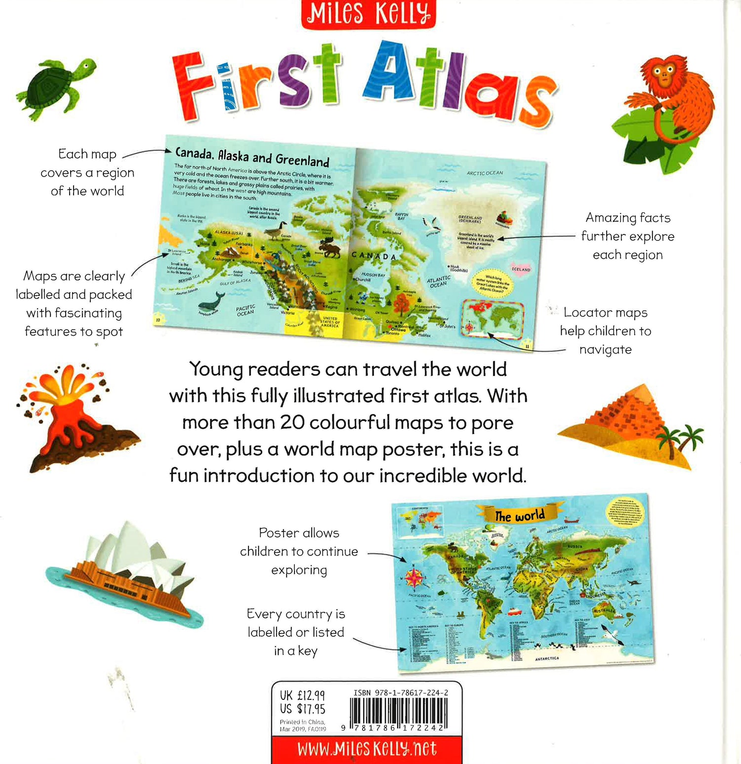 First Two Atlas Objects First Atlas (Includes A World Map Poster) – BookXcess