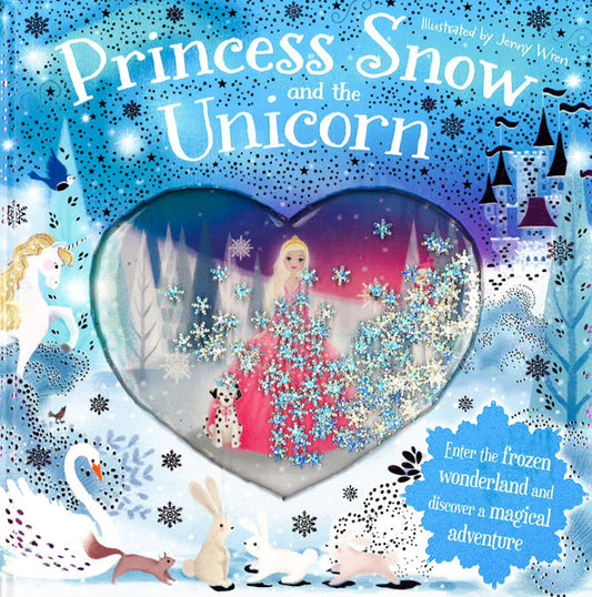 Glitter Globes Snowflake: Princess Snow And The Unicorn