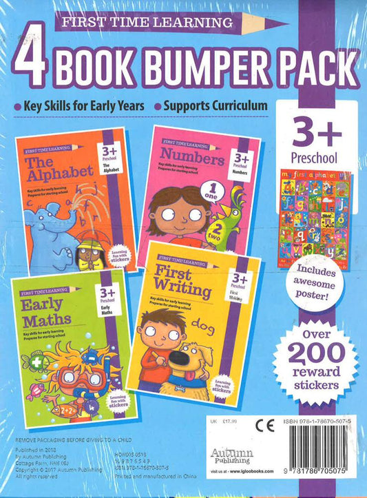 First Time Learning: 4 Book Bumper Pack (3+ Preschool)