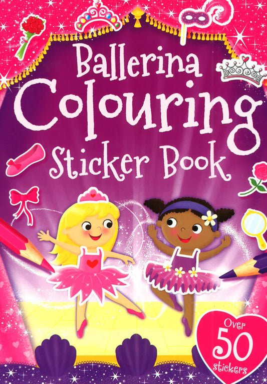 Ballerina Colouring Sticker Book