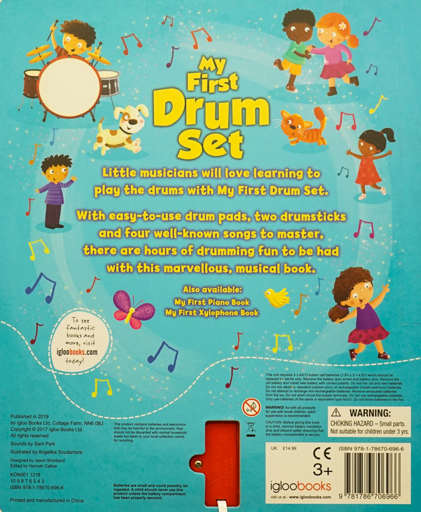 Drum Book My First Drum Set BookXcess