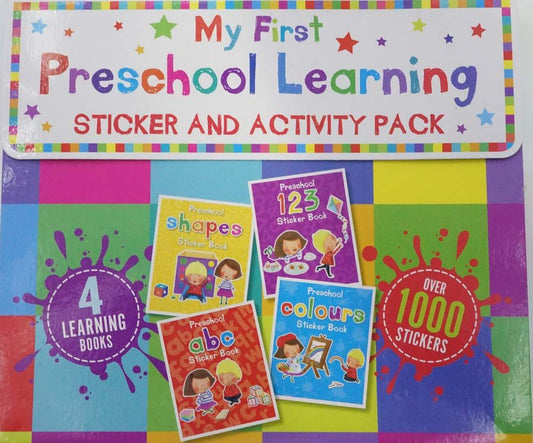 Sticker Activity Wallet: My First Preschool Learning Sticker And Activity Pack