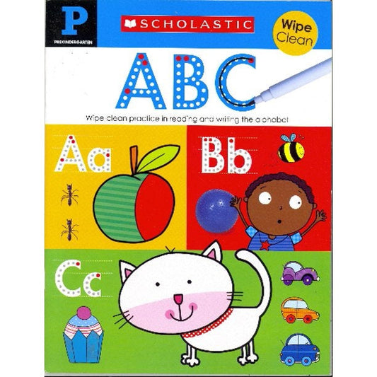 Scholastic Kindergarten Wipe Clean ABC