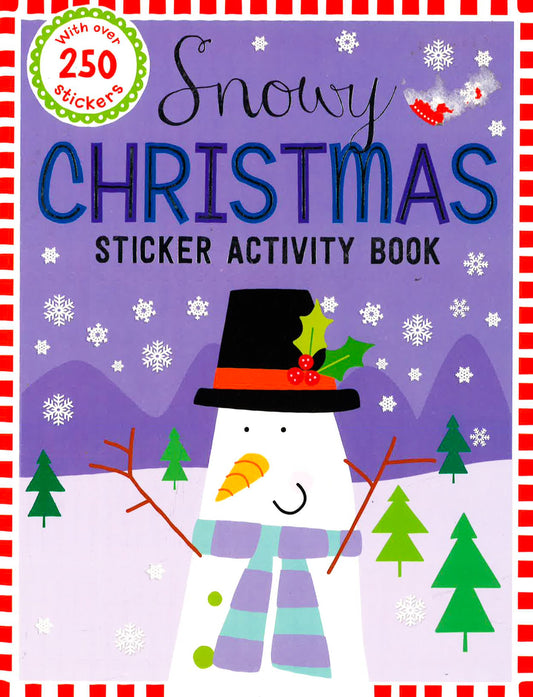 Snowy Christmas Sticker Activity Book