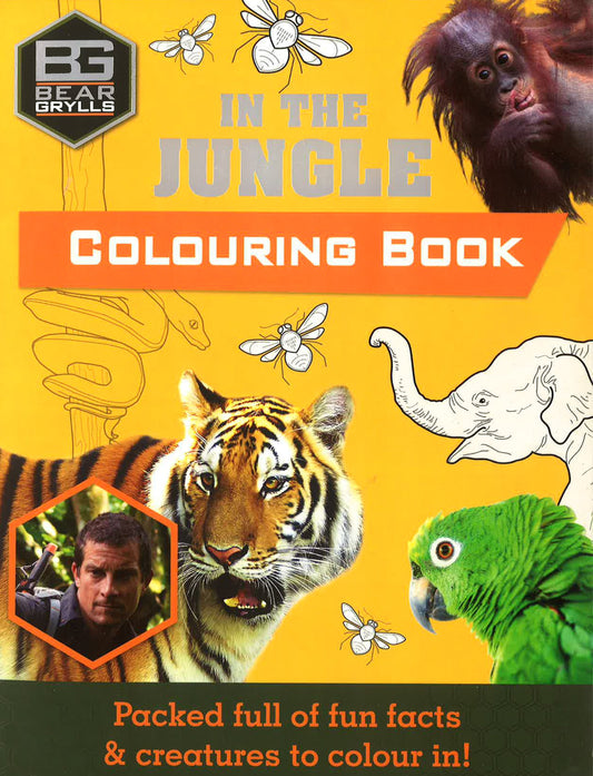 Bear Grylls Colouring Book: In The Jungle