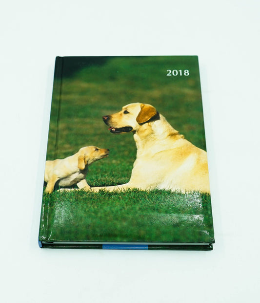 Dogs And Puppies 2018 A5 Padded Diary